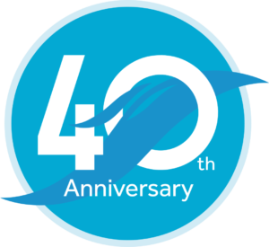 40 anniversary logo