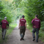 Volunteers in Little Wittenham Woods Sep 22