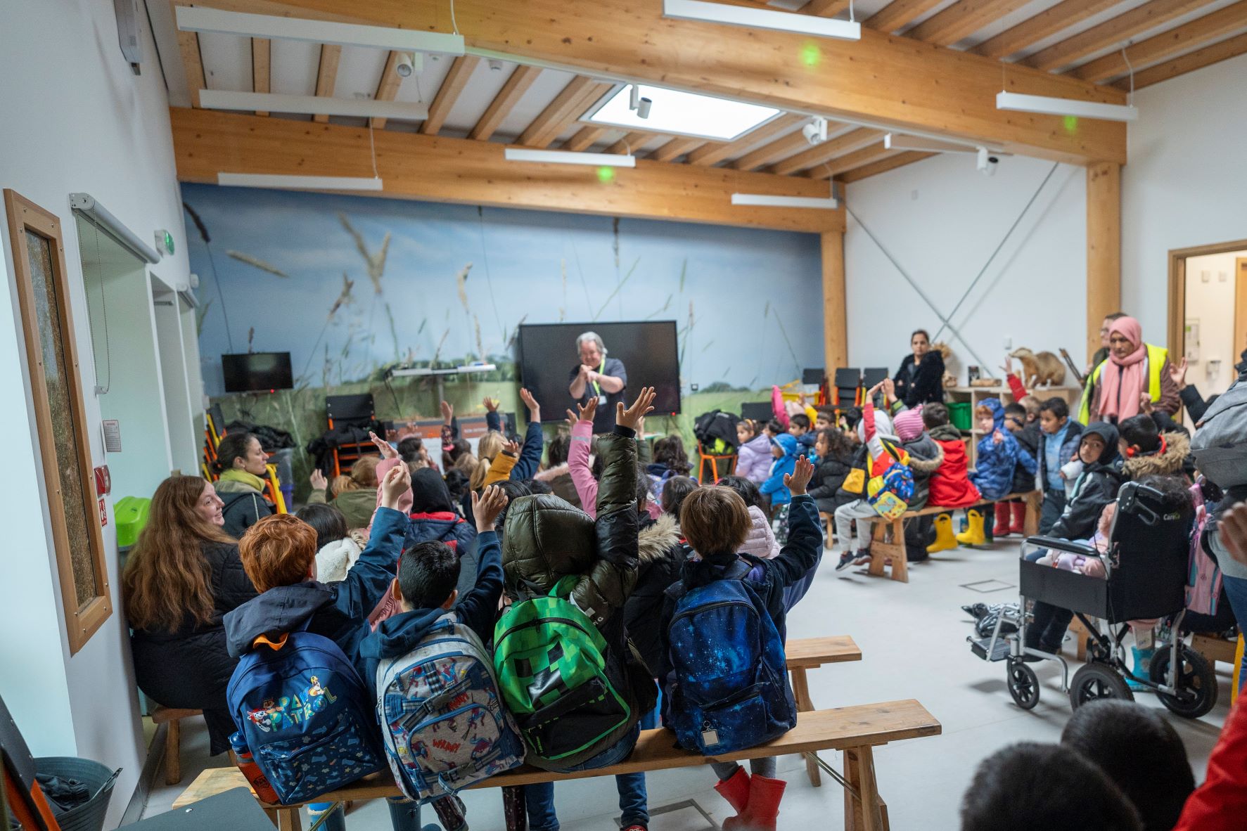 Earth Lab indoor classroom