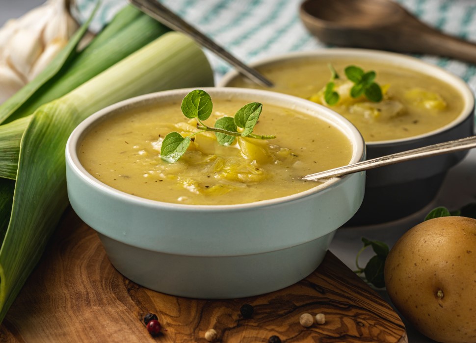 seasonal spring recipes leek and potato soup