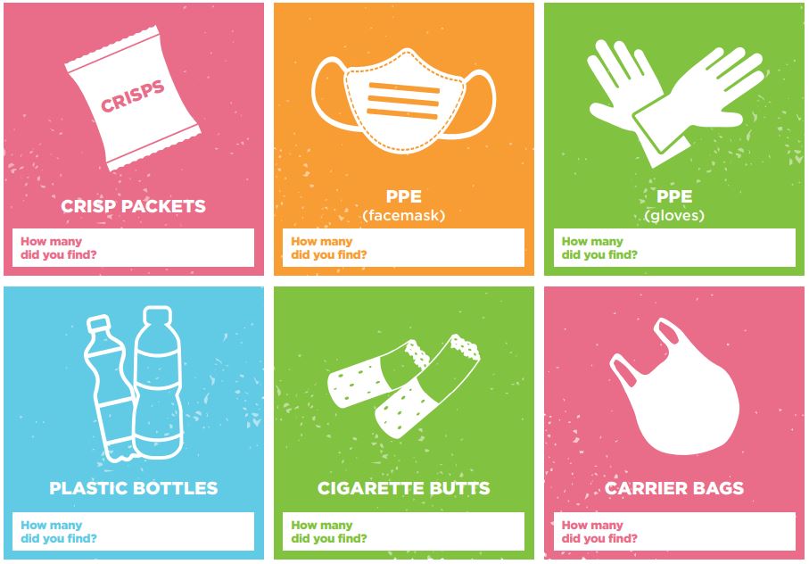 keep britain tidy great british spring clean litter bingo 