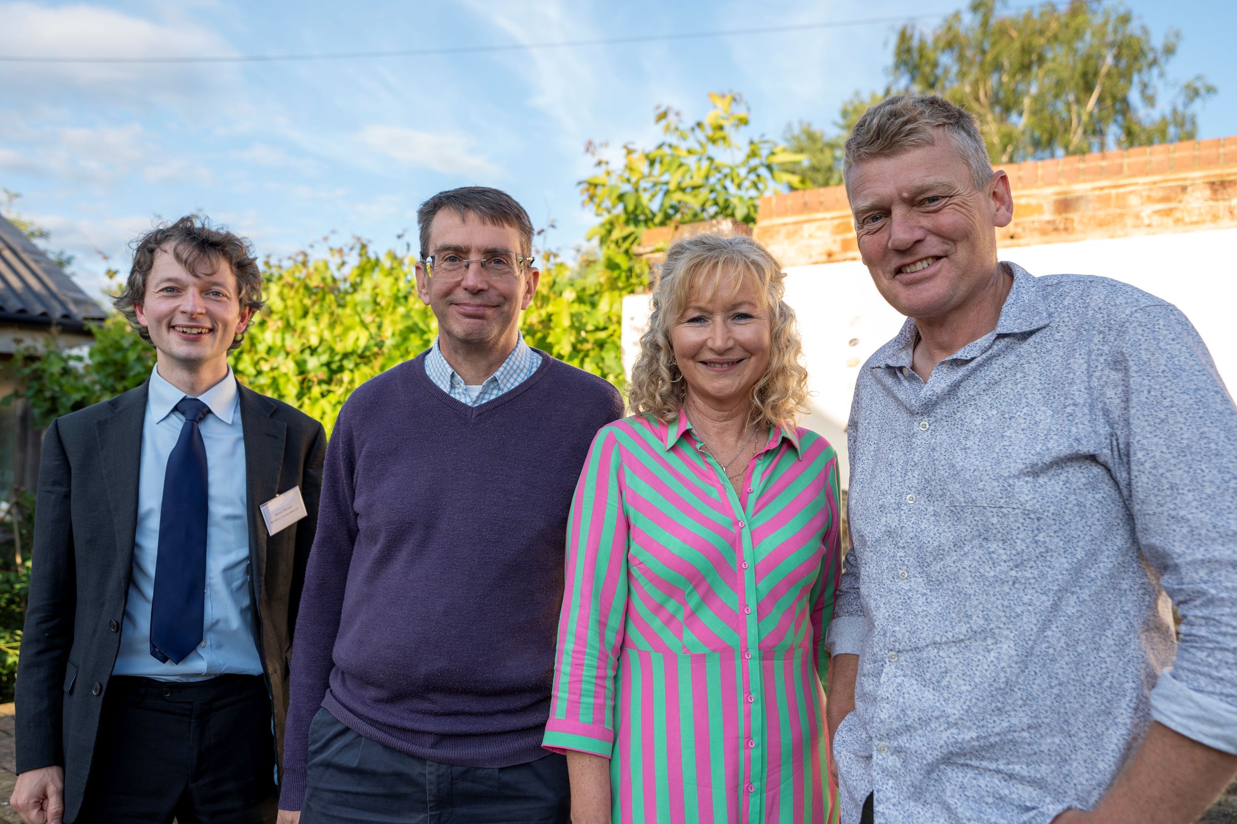 earth trust supporters day 2023 guest speakers for panel discussion richard benwell, david rouane, jayne manley and tom heap 