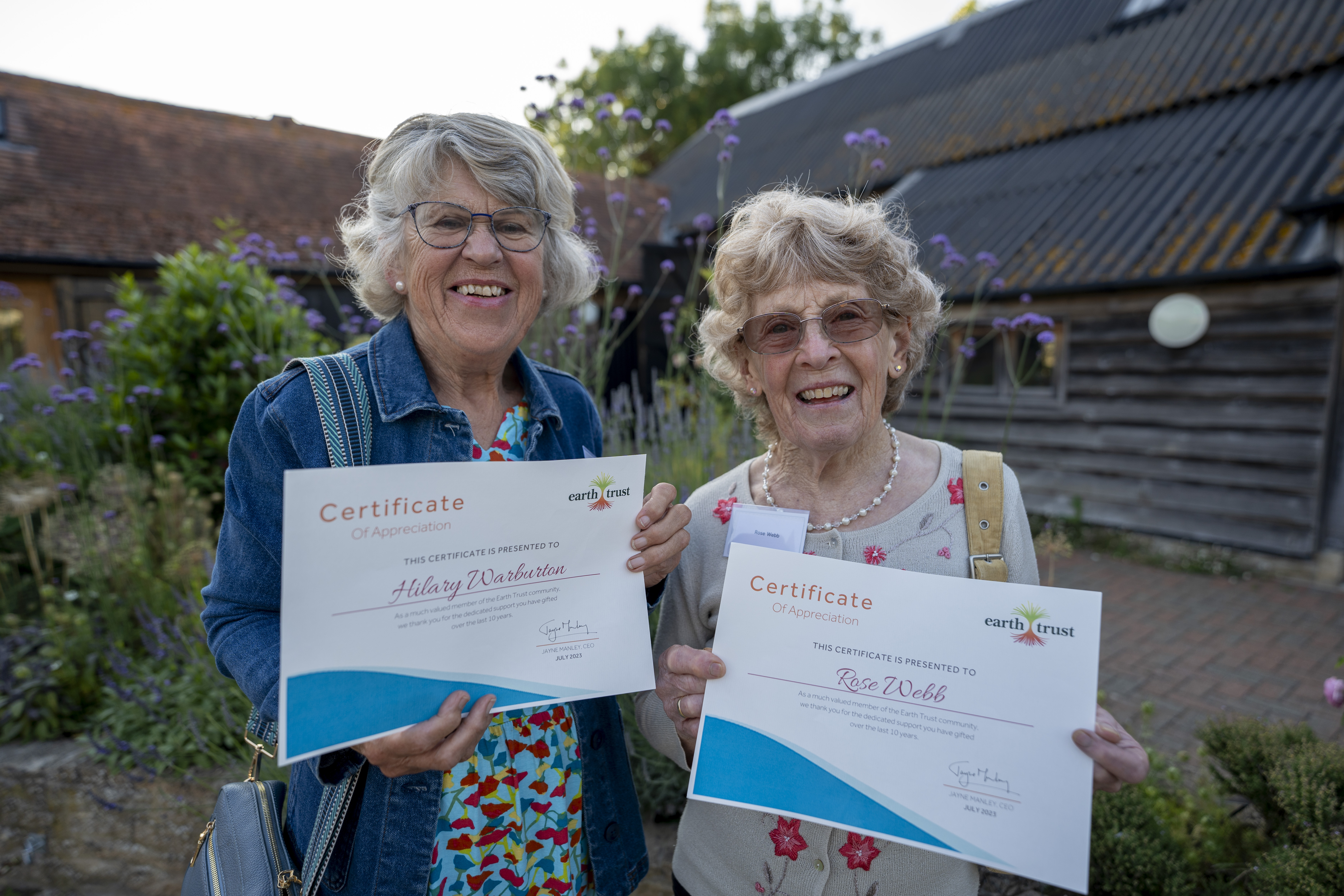 earth trust volunteers celebrated at supporters day 2023
