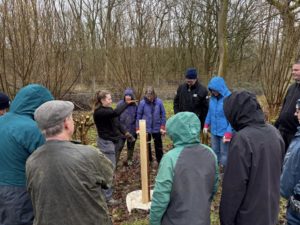 Coppice Coup tree planting volunteers - Mike Towndrow