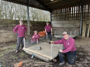 Tern raft repairs