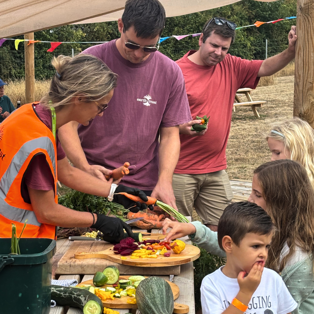 Earth Trust Harvest at the Clumps