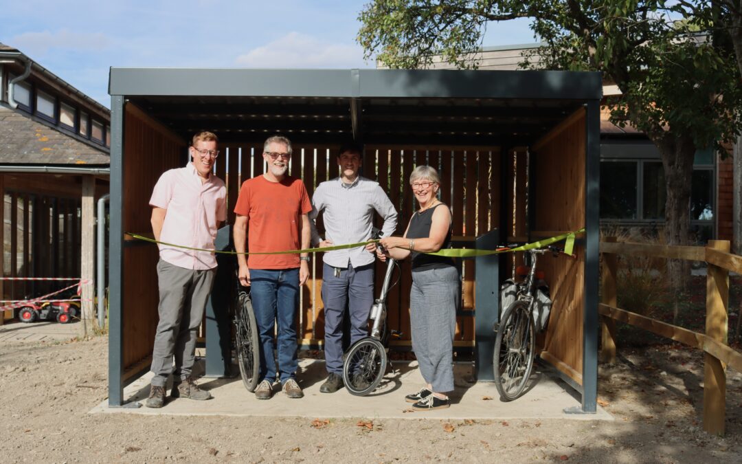Earth Trust celebrates Gateway to Nature milestone with new cycle hub and e-bike charging facilities